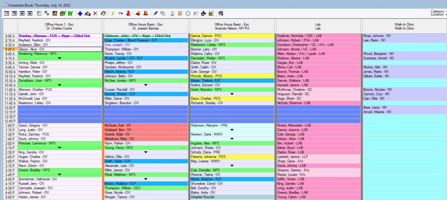 screenshot of NextGen Healthcare Practice Management